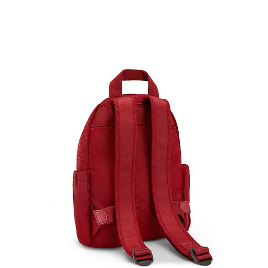 Kipling Delia Mini Backpacks Signature Red | AU 1564ZU